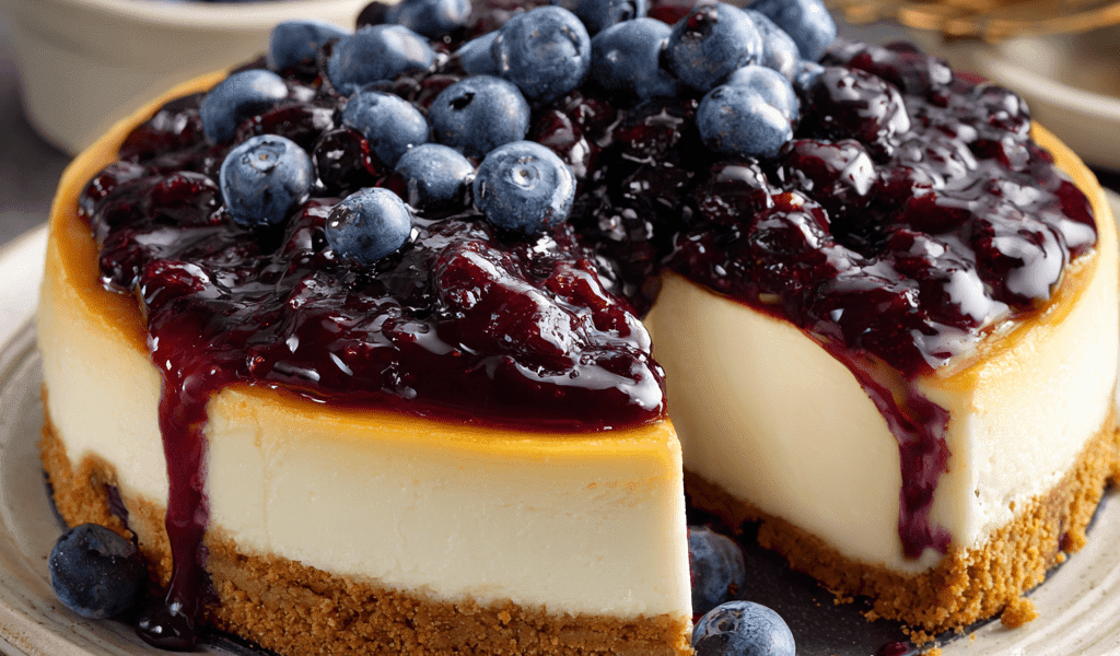 Classic Blueberry Cheesecake
