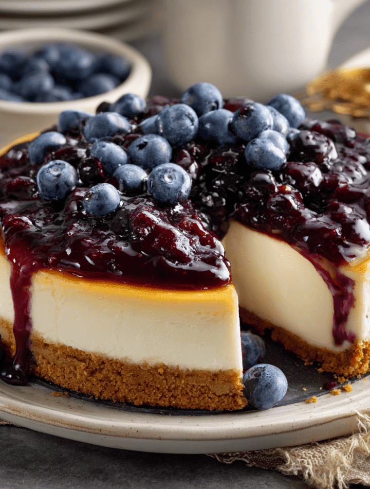 Classic Blueberry Cheesecake