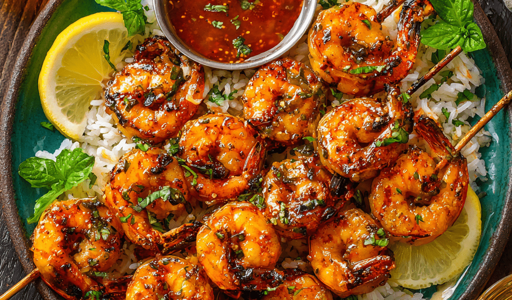 Zesty Marinated Grilled Shrimp