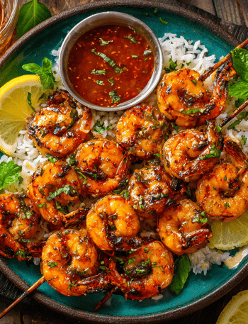 Zesty Marinated Grilled Shrimp