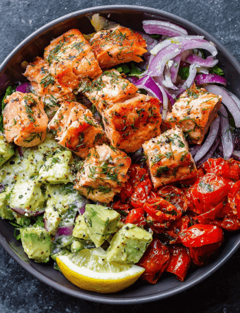 Mediterranean Salmon Salad