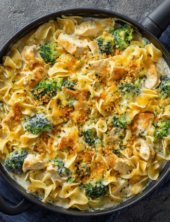 Shredded Chicken & Broccoli Bake