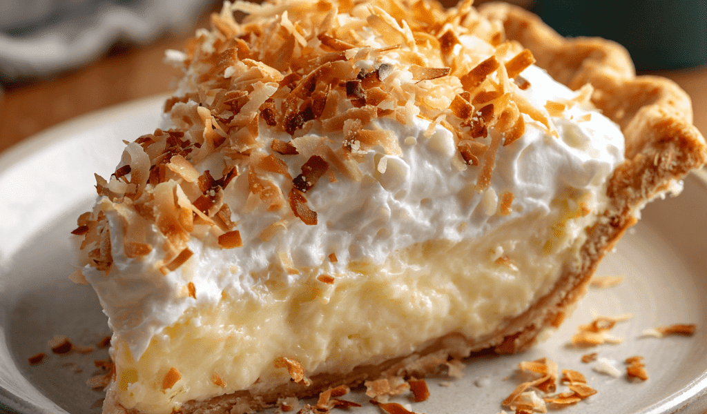 Homemade Coconut Cream Pie