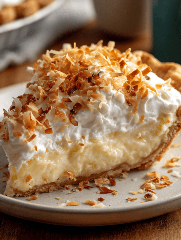 Homemade Coconut Cream Pie
