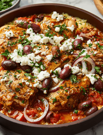 Slow Cooker Mediterranean Chicken