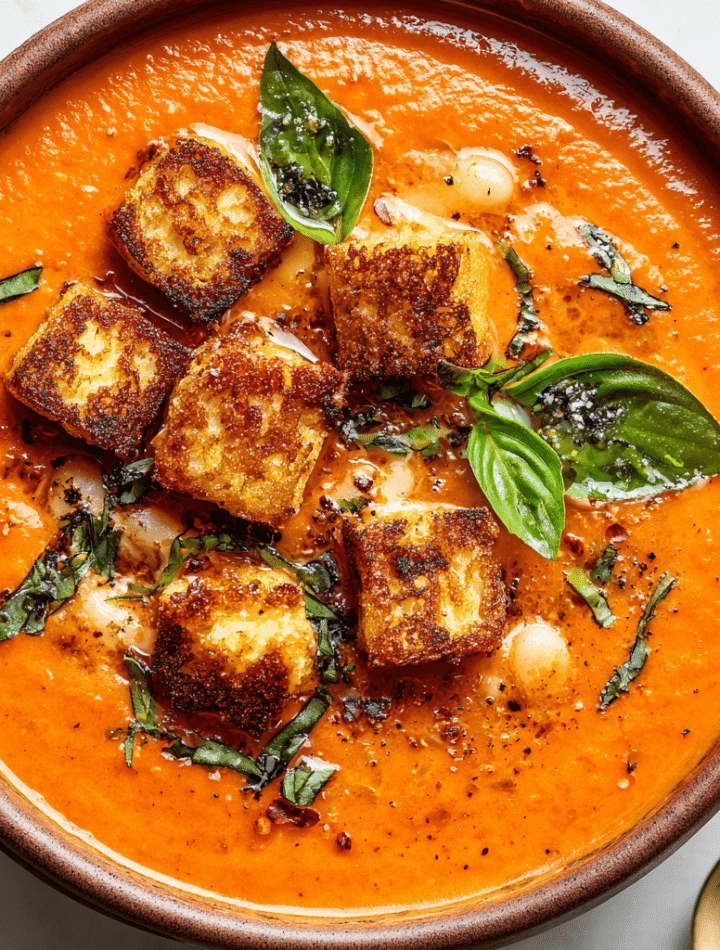 Creamy White Bean Tomato Soup