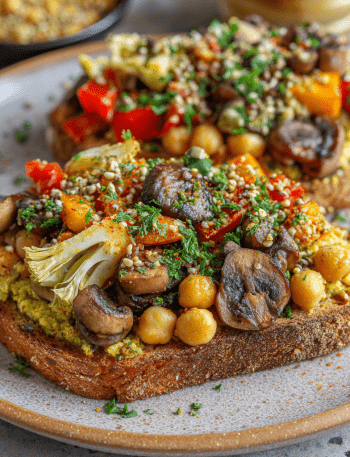 Savory Vegan Breakfast Toast