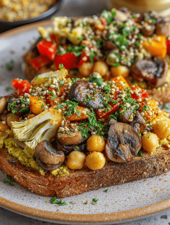 Savory Vegan Breakfast Toast