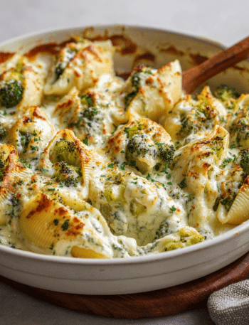 Stuffed Shells Broccoli Casserole