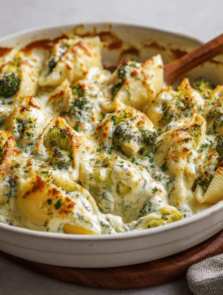 Stuffed Shells Broccoli Casserole