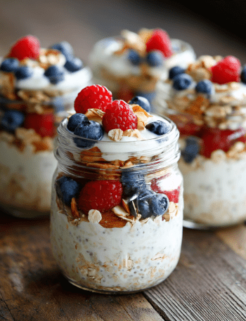 5-Day Protein Breakfast Jars