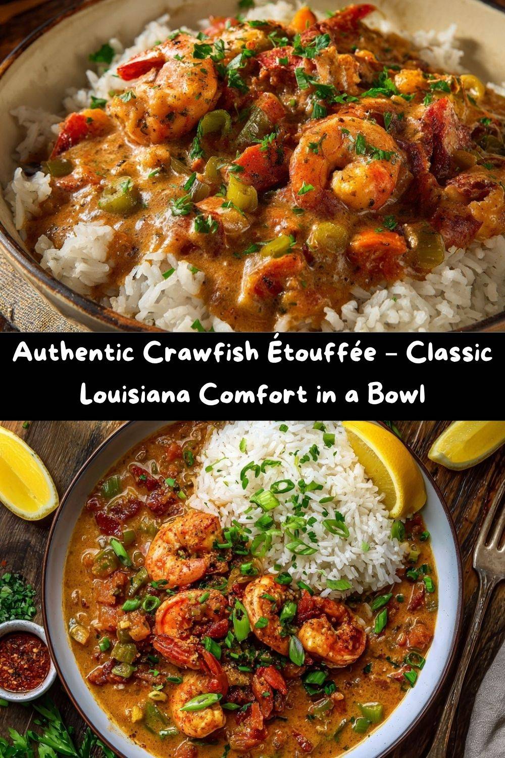 Authentic Crawfish Étouffée