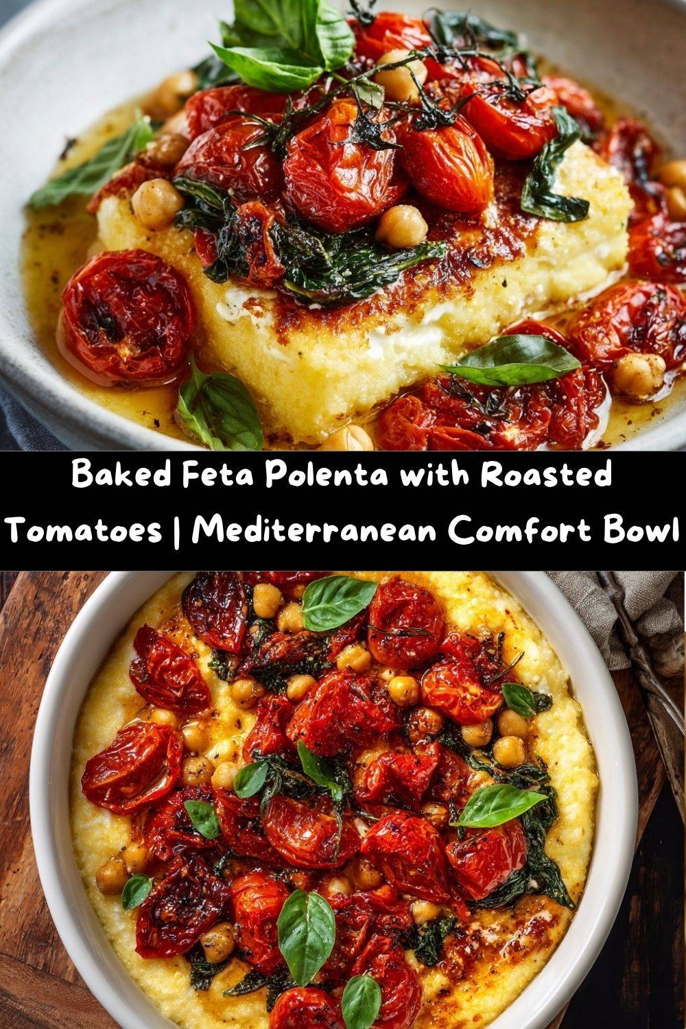 Baked Feta Polenta