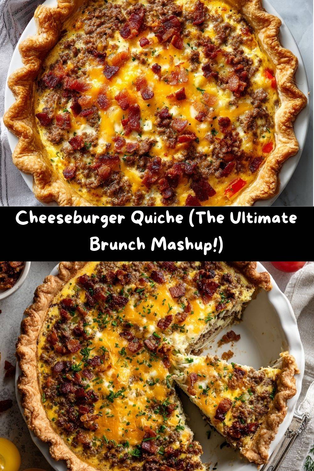 Cheeseburger Quiche