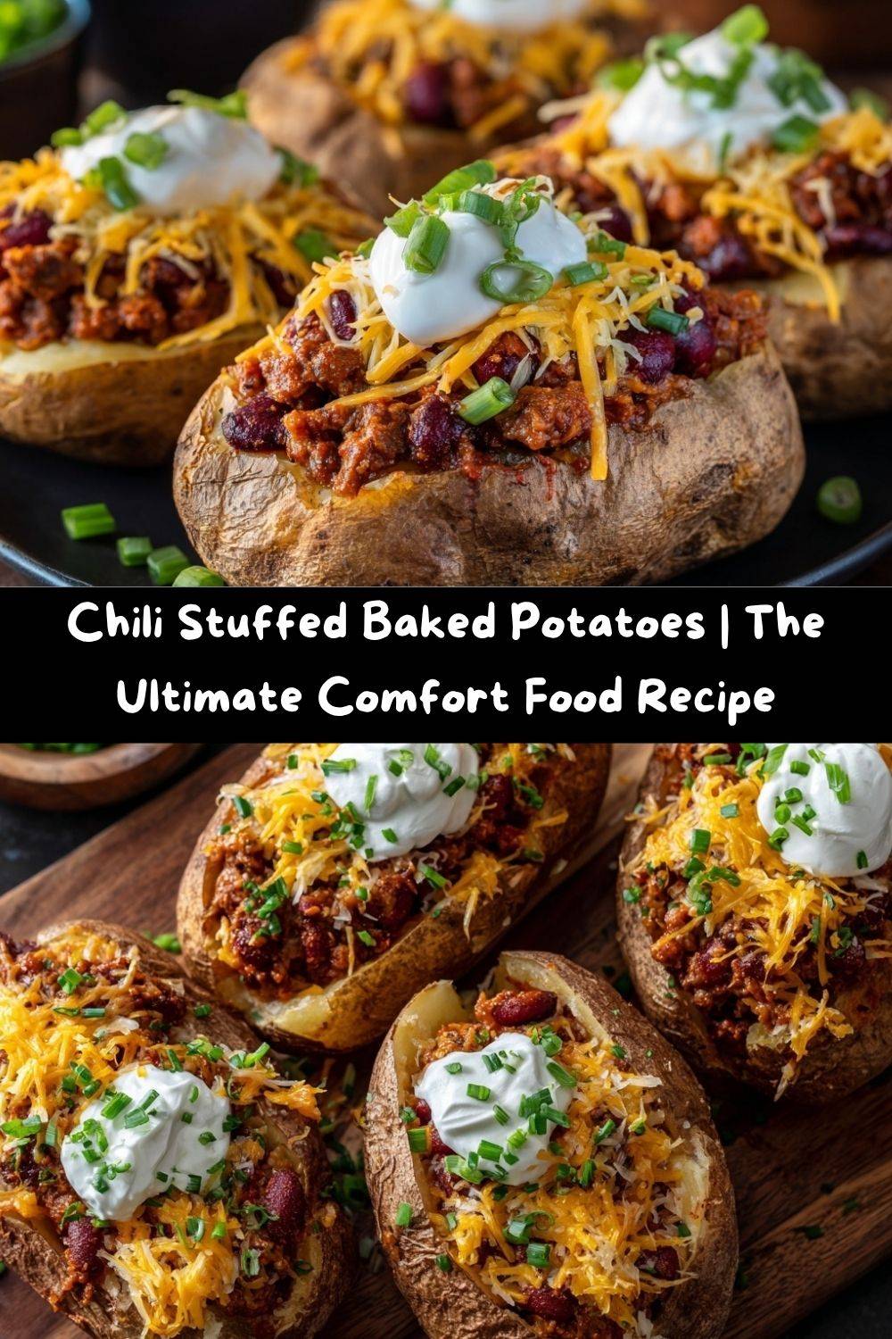 Chili-Stuffed Baked Potatoes