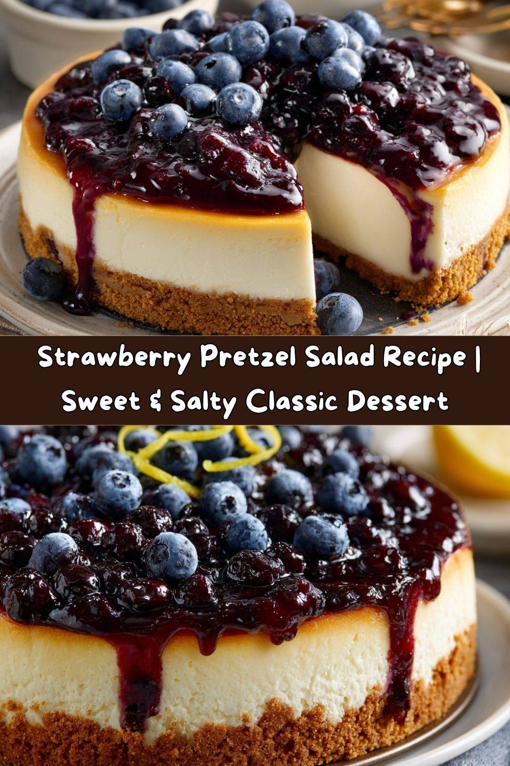 Classic Blueberry Cheesecake