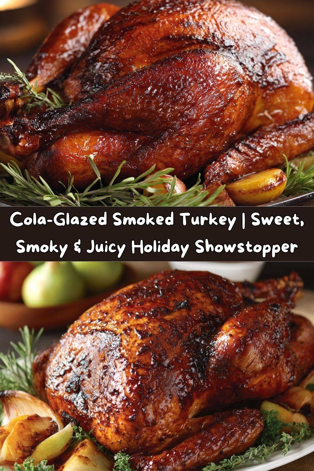 Cola-Glazed Smoked Turkey