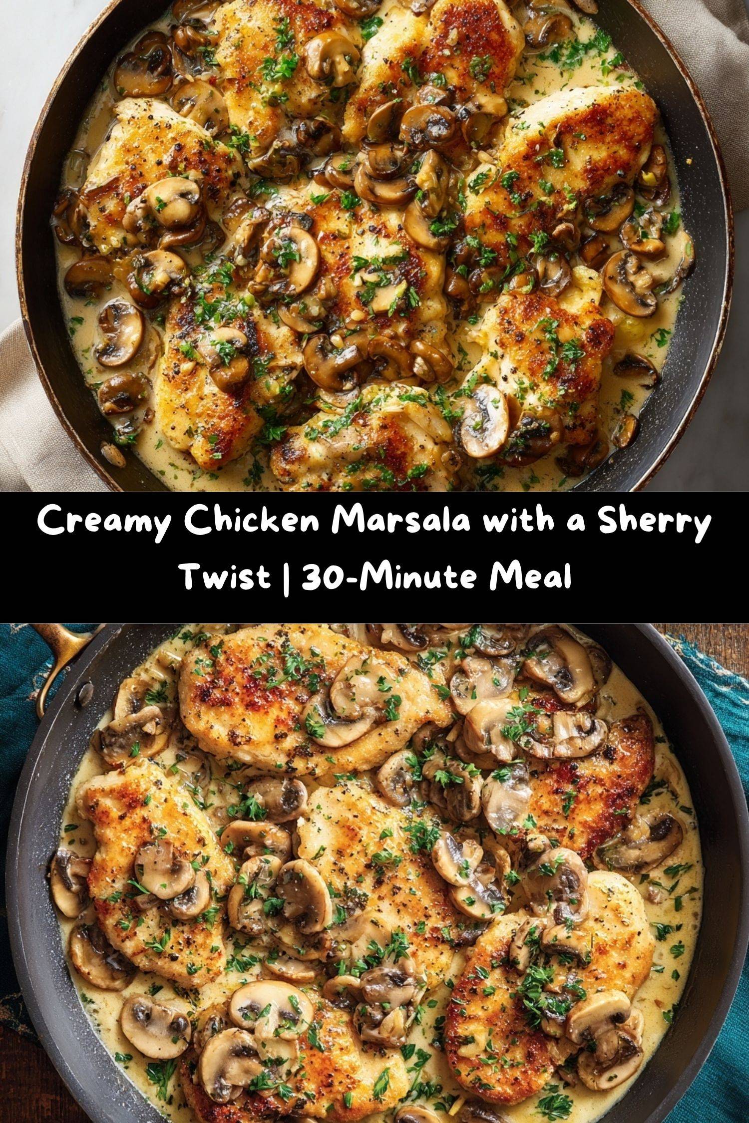 Creamy Chicken Marsala with a Twist