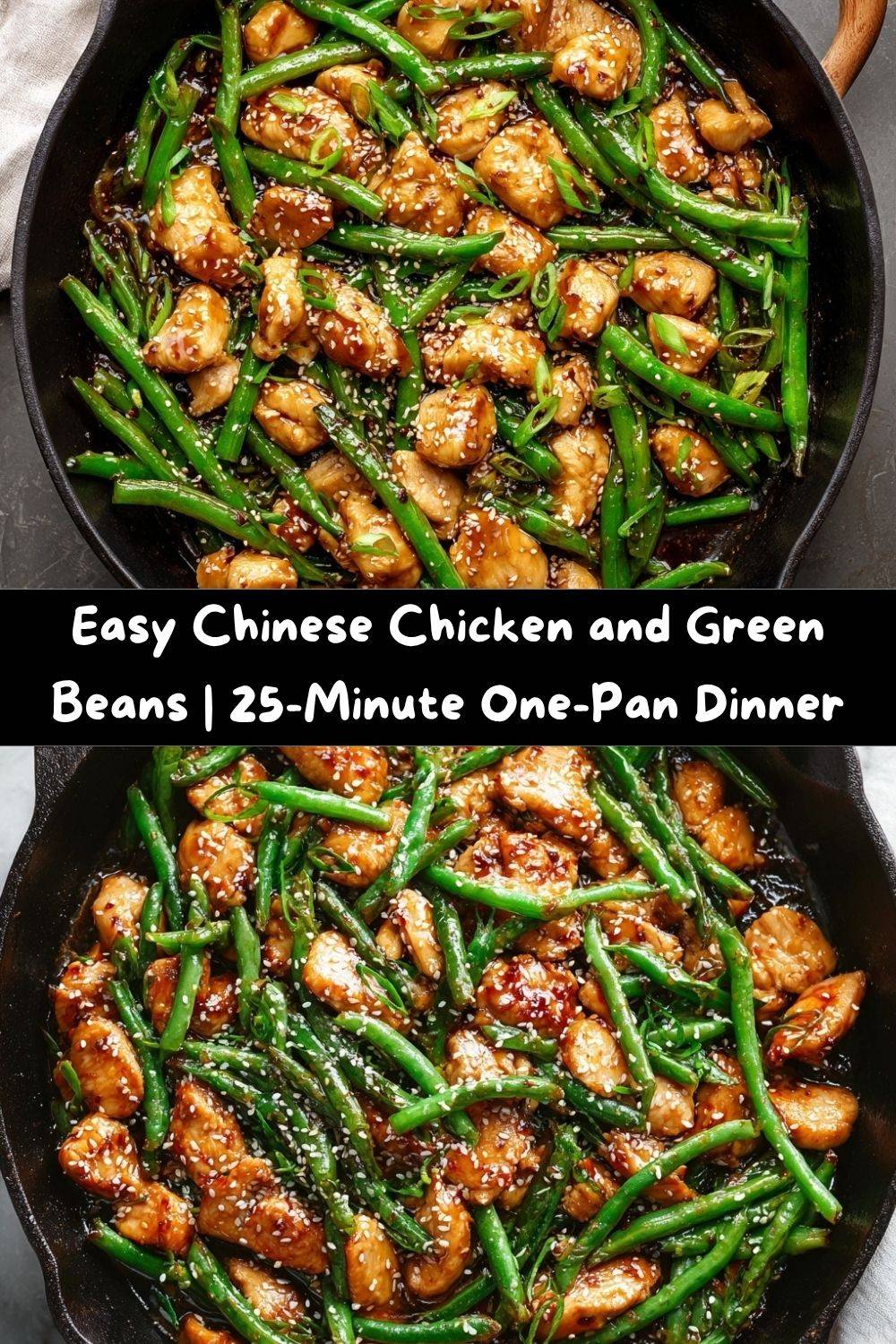 Easy Chinese Chicken and Green Beans