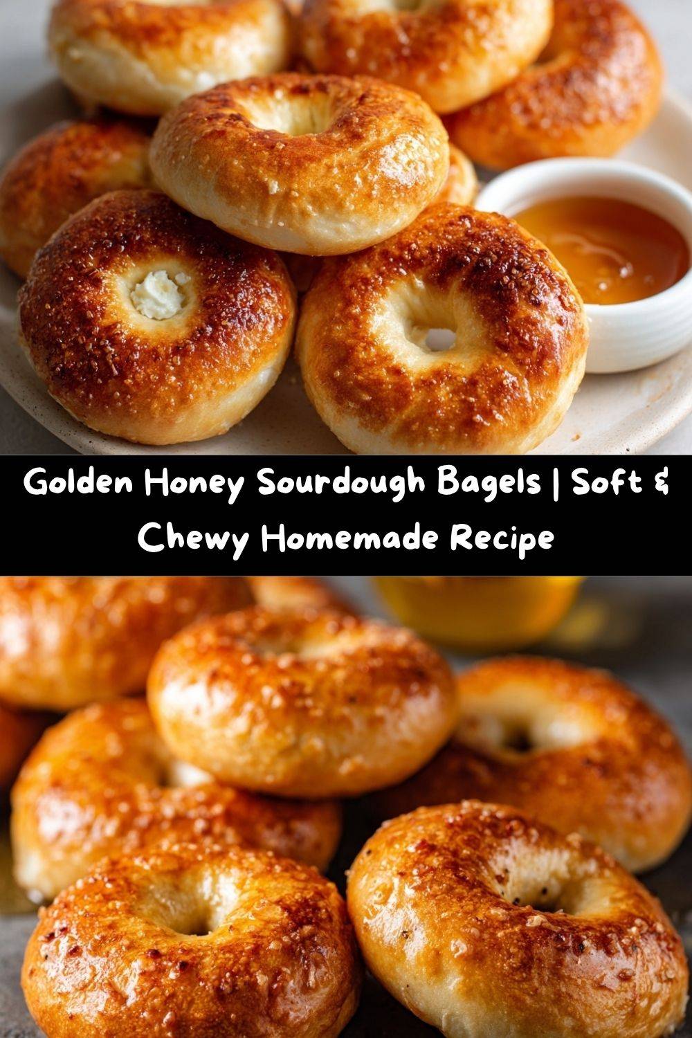 Golden Honey Bagels with a Sweet Twist