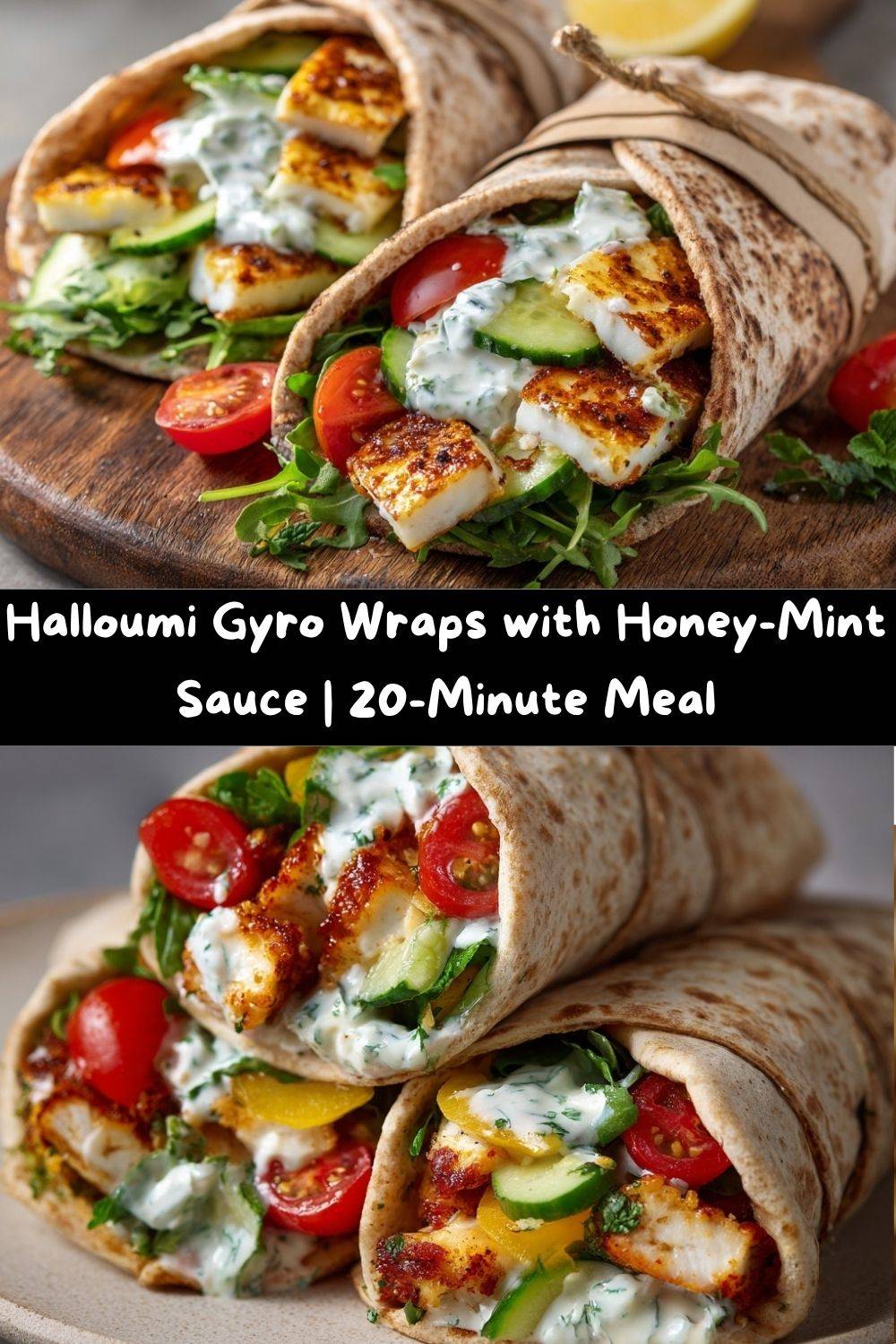 Halloumi Gyro Wraps