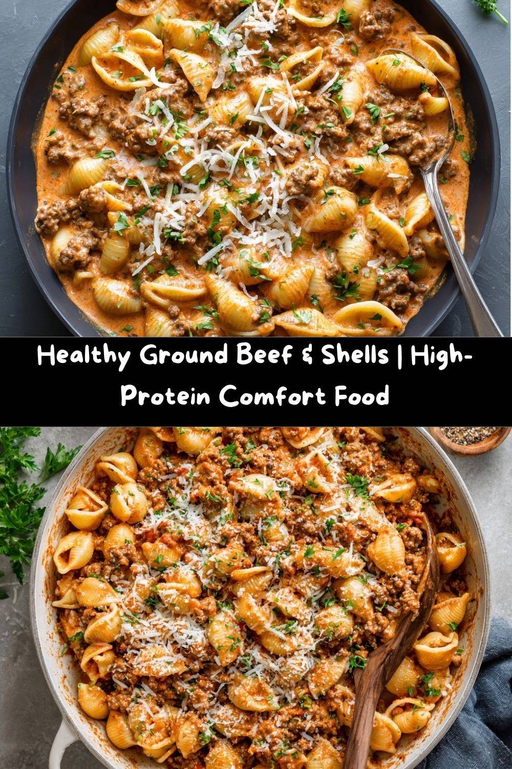 Healthy Ground Beef & Shells