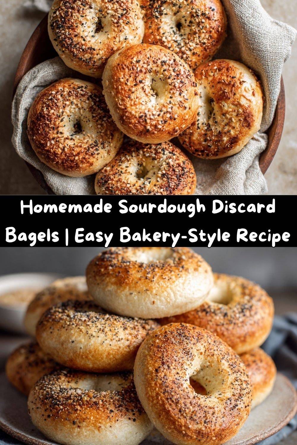 Homemade Sourdough Discard Bagels