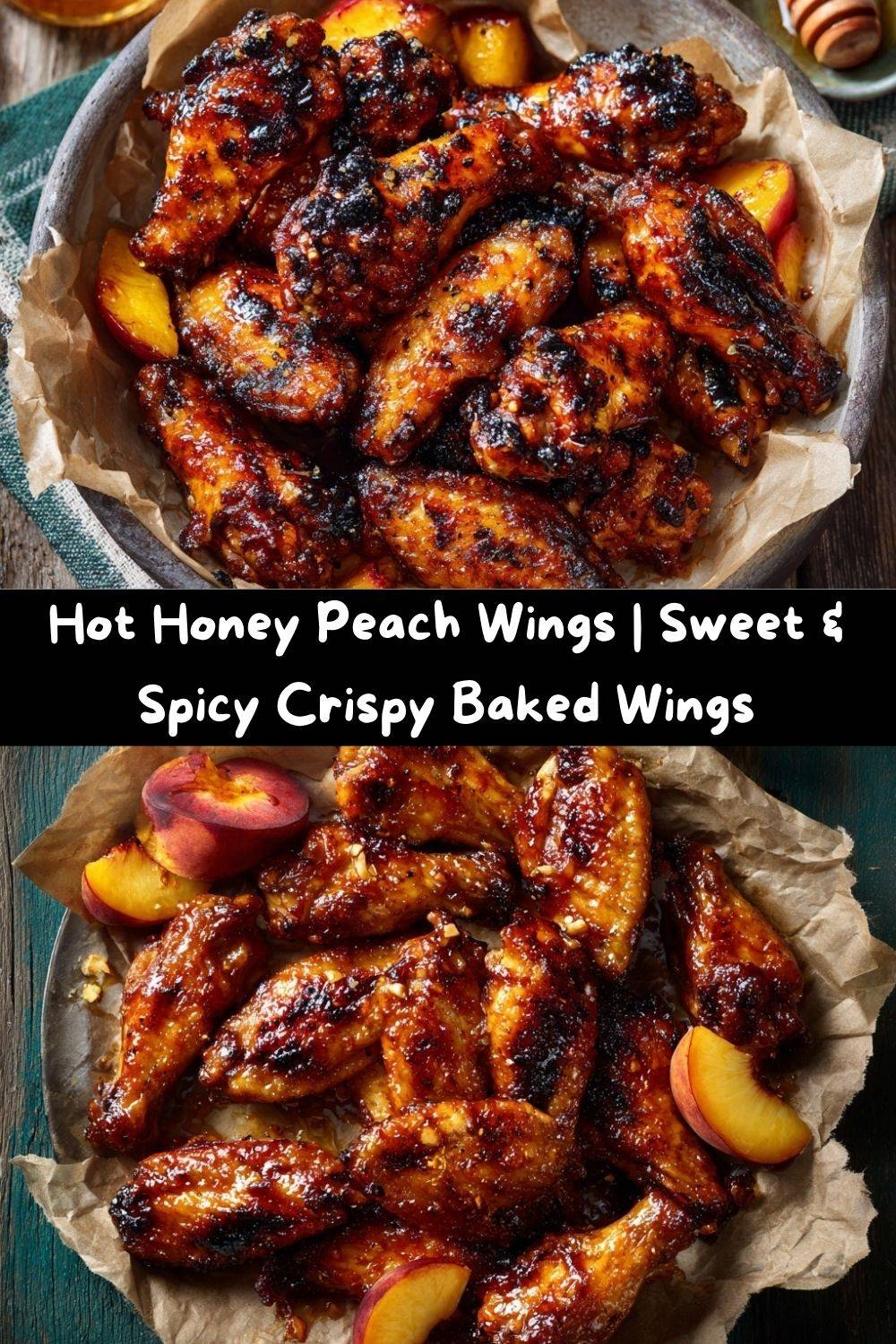 Hot Honey Peach Wings