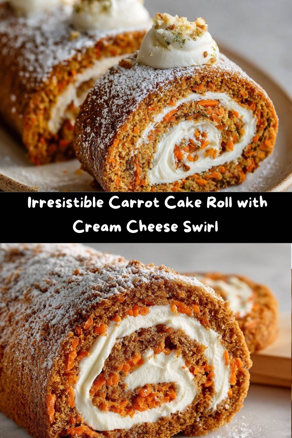 Carrot Cake Roll