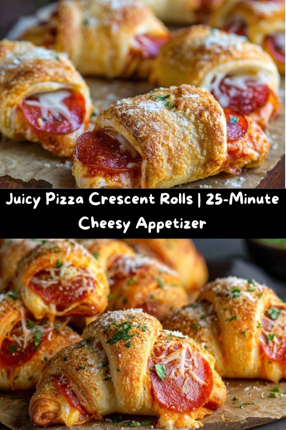 Juicy Pizza Crescent Rolls