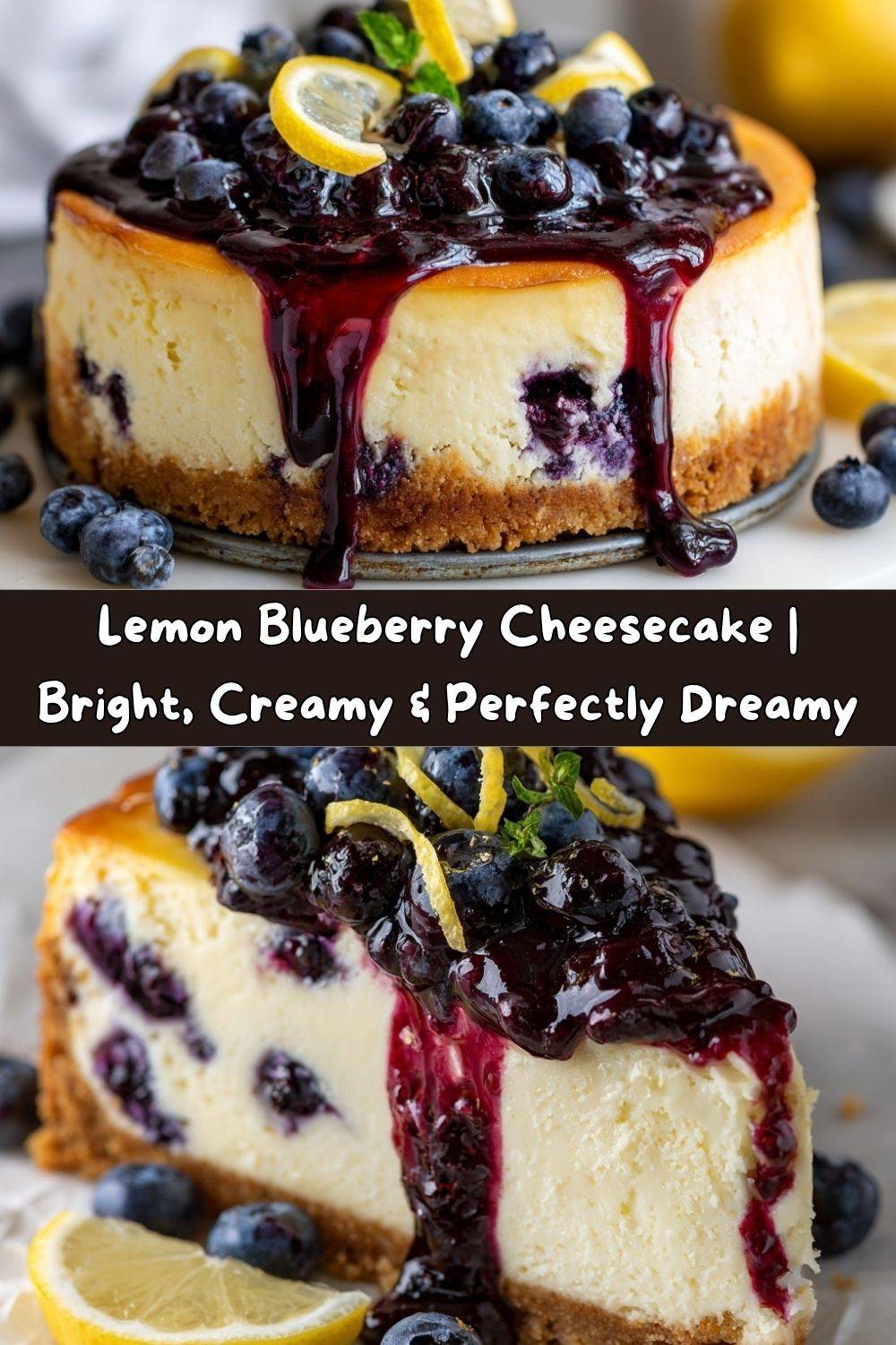 Lemon Blueberry Cheesecake