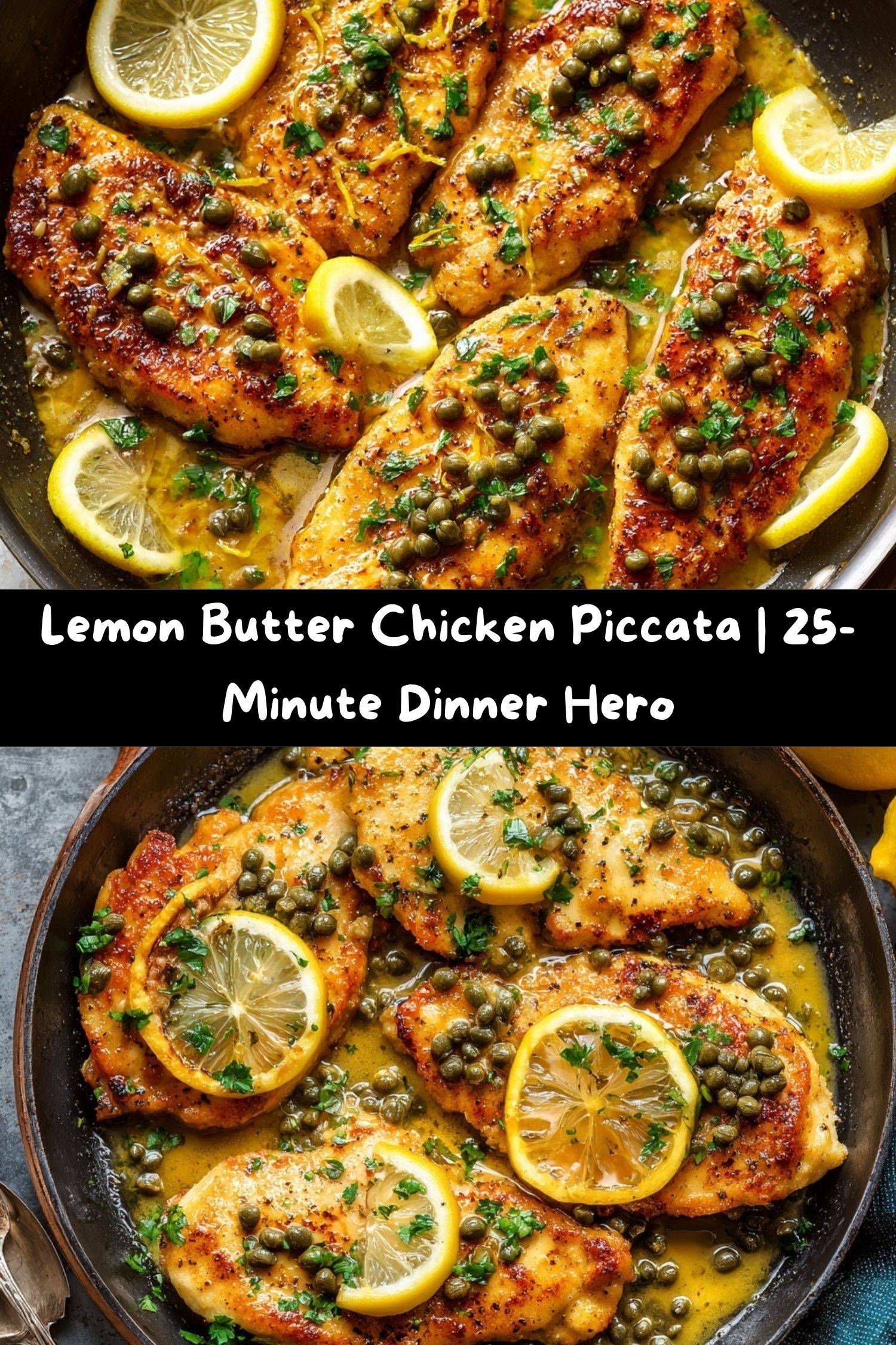 Lemon Butter Chicken Piccata