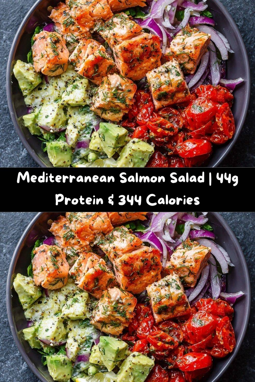 Mediterranean Salmon Salad
