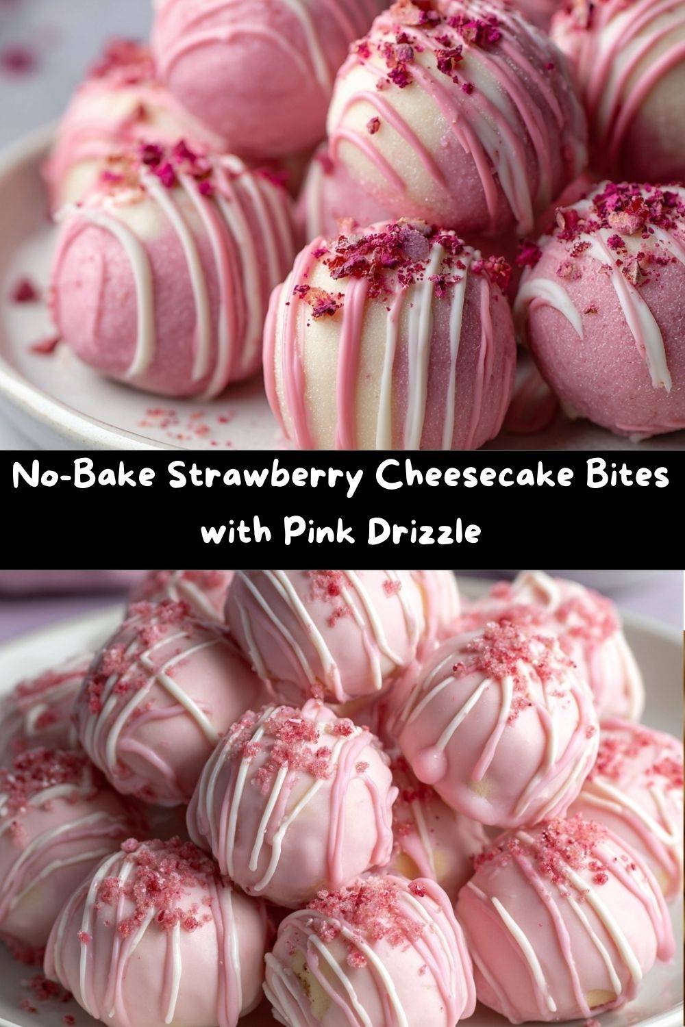 Strawberry Cheesecake Bites