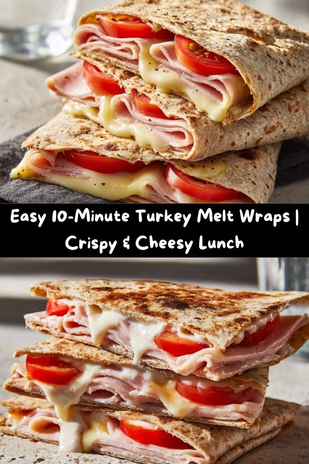 Easy Turkey Melt Wraps