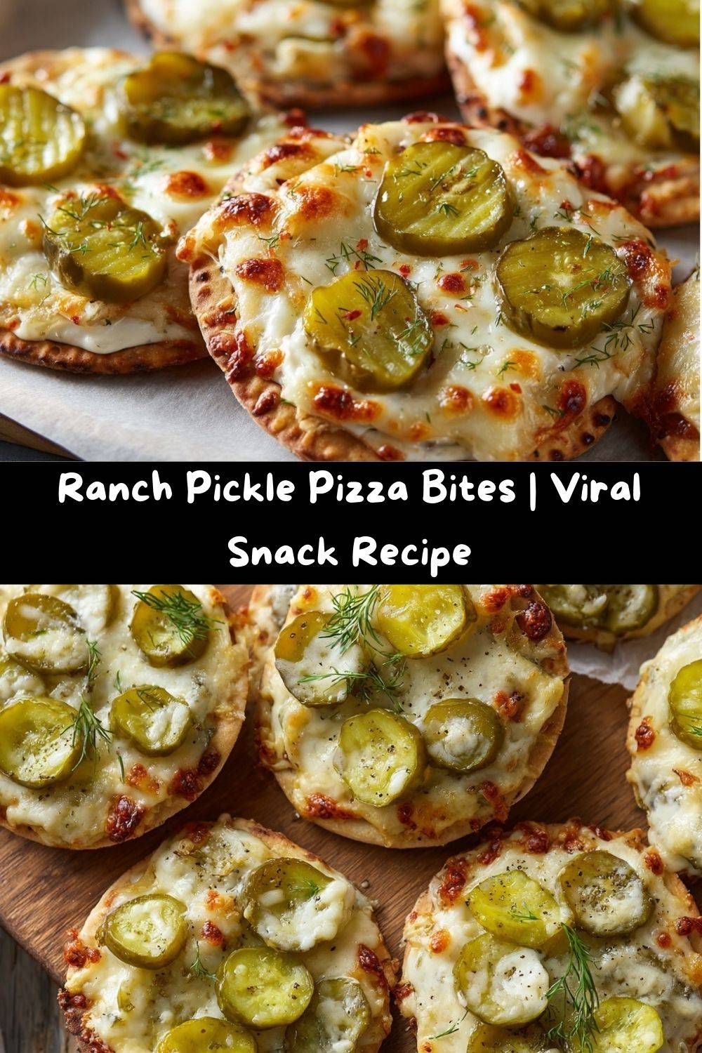 Ranch Pickle Pizza Bites