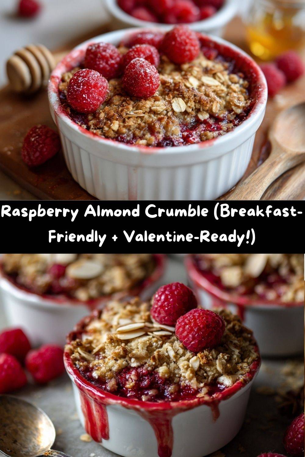 Raspberry Almond Breakfast Crumble