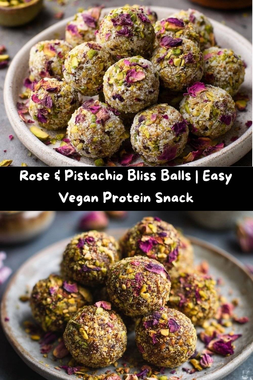 Rose & Pistachio Bliss Balls