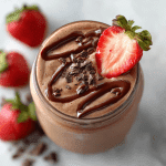 Chocolate-Covered Strawberry Protein Smoothie