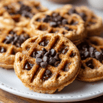 Peanut Butter & Sugar-Free Chocolate Chip Chaffle Cookies
