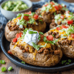 Taco-Stuffed Baked Potatoes