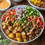 Fajita Beef Taco Meal Prep Bowls
