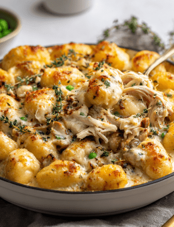 Chicken & Gnocchi Dumpling Bake