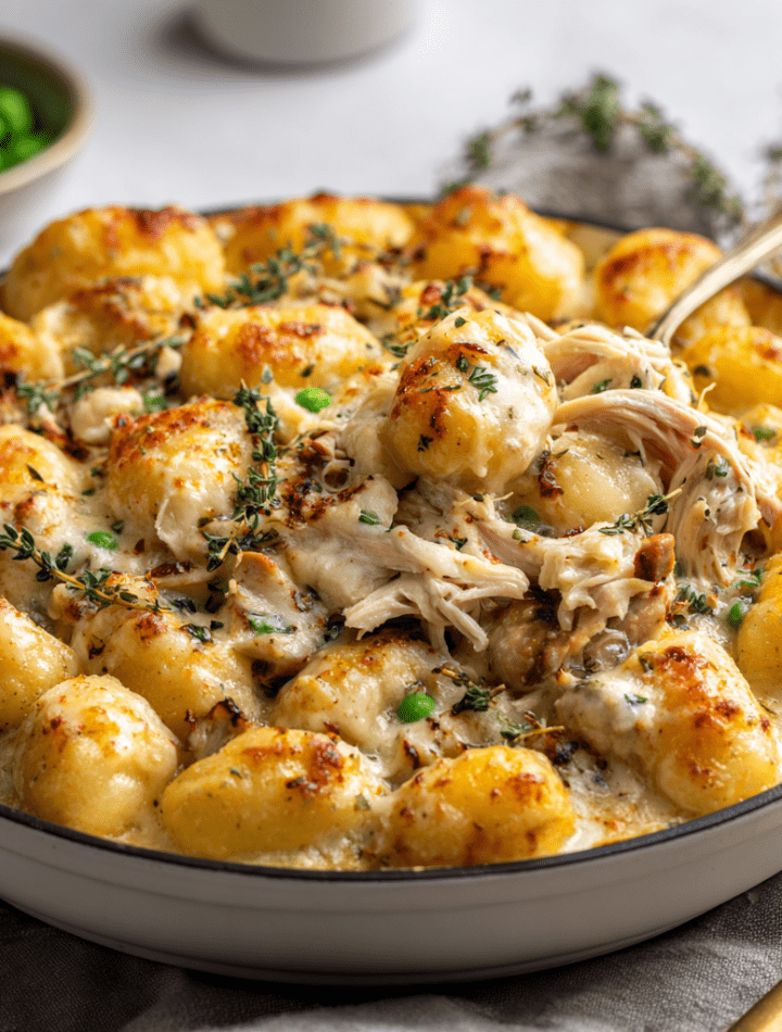 Chicken & Gnocchi Dumpling Bake