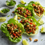 Sweet & Sour Chicken Lettuce Wrap Tacos