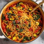 One Pot Veggie Spaghetti