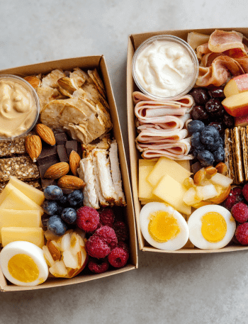 Balanced Breakfast Charcuterie Prep Boxes