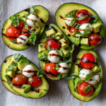 Caprese Stuffed Avocados