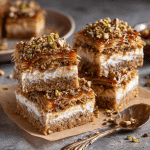 Baklava Cheesecake Bars