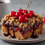 Cherry Cola Crumble Cake
